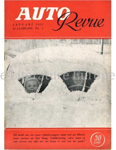 1952 AUTO REVUE MAGAZIN 3 NIEDERLÄNDISCH
