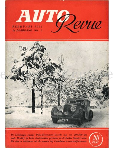 1951 AUTO REVUE MAGAZINE 2 DUTCH
