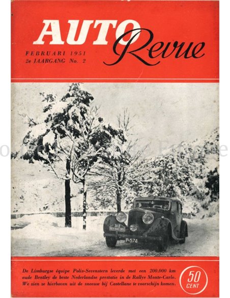 1951 AUTO REVUE MAGAZINE 2 NEDERLANDS