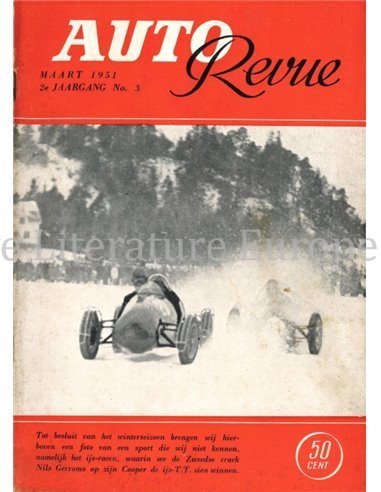 1952 AUTO REVUE MAGAZIN 3 NIEDERLÄNDISCH