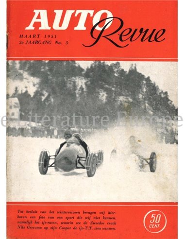 1951 AUTO REVUE MAGAZINE 3 DUTCH