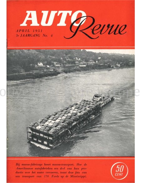1951 AUTO REVUE MAGAZIN 4 NIEDERLÄNDISCH
