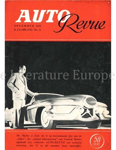 1951 AUTO REVUE MAGAZINE 11 DUTCH