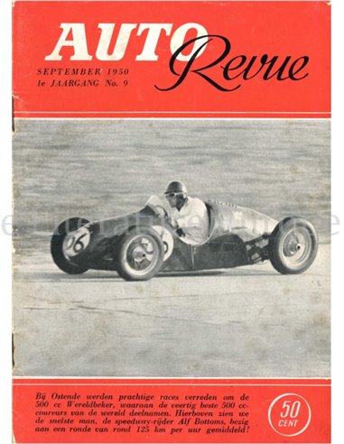 1950 AUTO REVUE MAGAZINE 9 NEDERLANDS