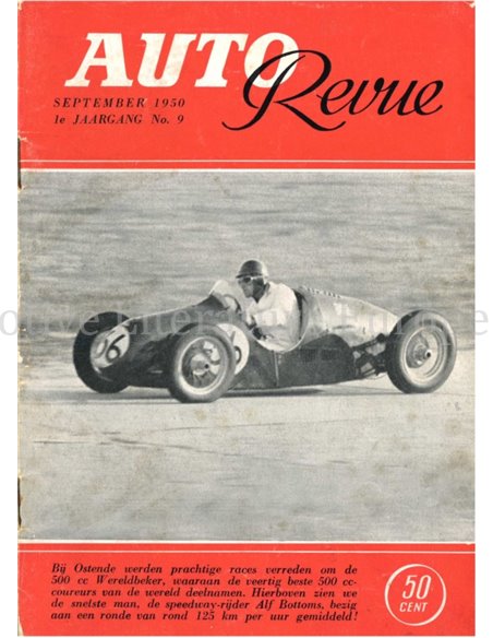 1950 AUTO REVUE MAGAZIN 9 NIEDERLÄNDISCH