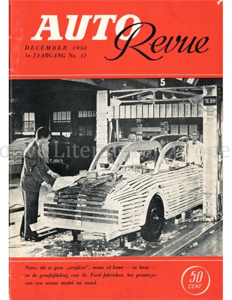 1950 AUTO REVUE MAGAZIN 12 NIEDERLÄNDISCH