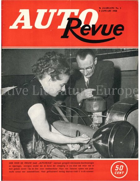 1958 AUTO REVUE MAGAZINE 1 NEDERLANDS