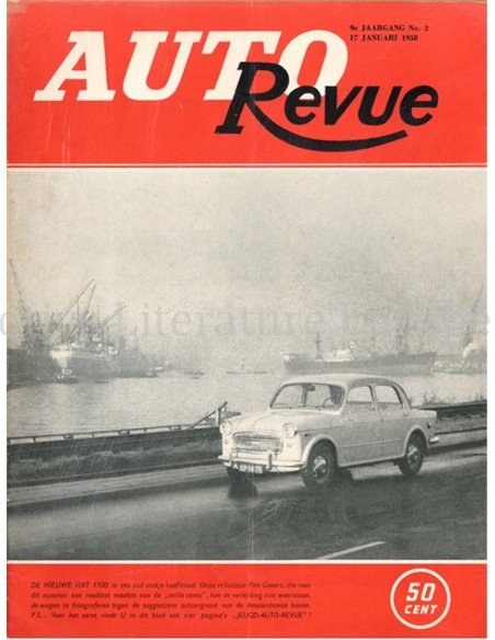 1958 AUTO REVUE MAGAZINE 2 NEDERLANDS