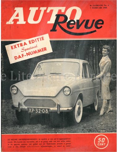 1958 AUTO REVUE MAGAZIN 4 NIEDERLÄNDISCH