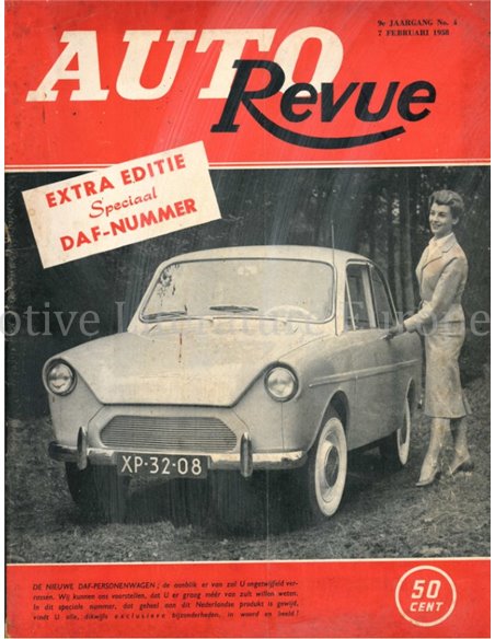 1958 AUTO REVUE MAGAZIN 4 NIEDERLÄNDISCH