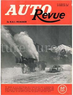 1958 AUTO REVUE MAGAZINE 6 DUTCH