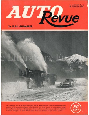 1958 AUTO REVUE MAGAZINE 6 DUTCH