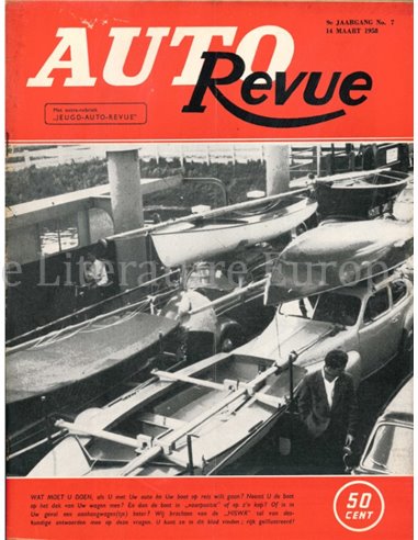 1958 AUTO REVUE MAGAZIN 7 NIEDERLÄNDISCH