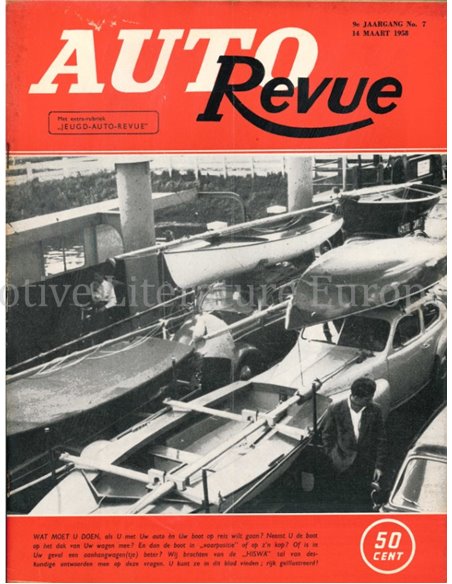 1958 AUTO REVUE MAGAZIN 7 NIEDERLÄNDISCH