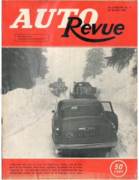 1958 AUTO REVUE MAGAZINE 8 NEDERLANDS