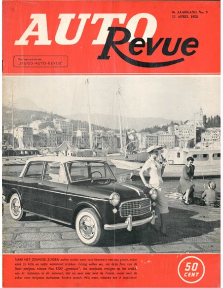 1958 AUTO REVUE MAGAZINE 9 NEDERLANDS