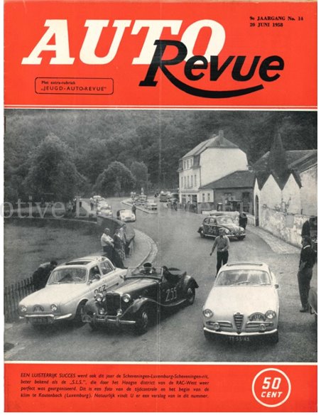 1958 AUTO REVUE MAGAZIN 14 NIEDERLÄNDISCH
