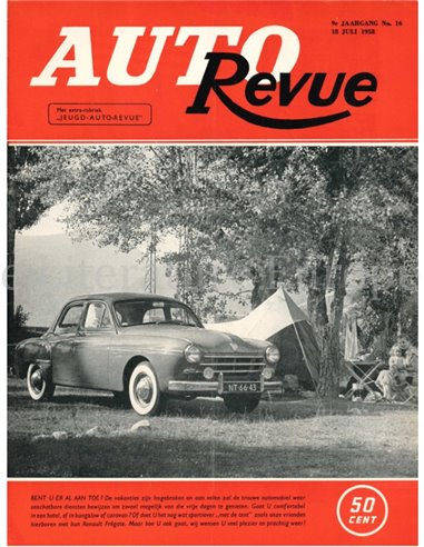 1958 AUTO REVUE MAGAZIN 16 NIEDERLÄNDISCH