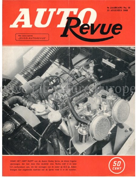 1958 AUTO REVUE MAGAZINE 18 NEDERLANDS