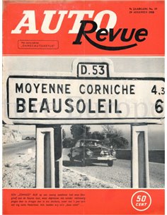 1958 AUTO REVUE MAGAZINE 19 NEDERLANDS