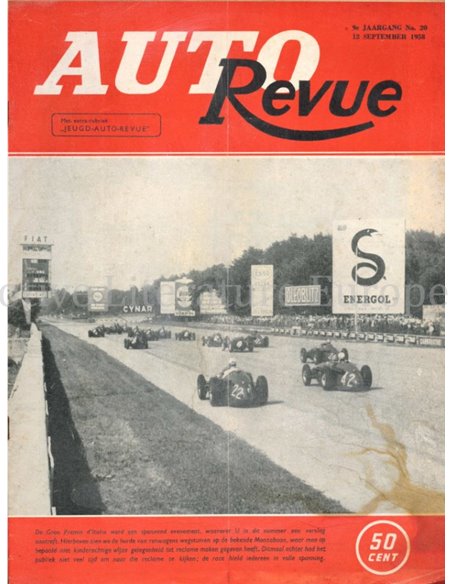 1958 AUTO REVUE MAGAZIN 20 NIEDERLÄNDISCH