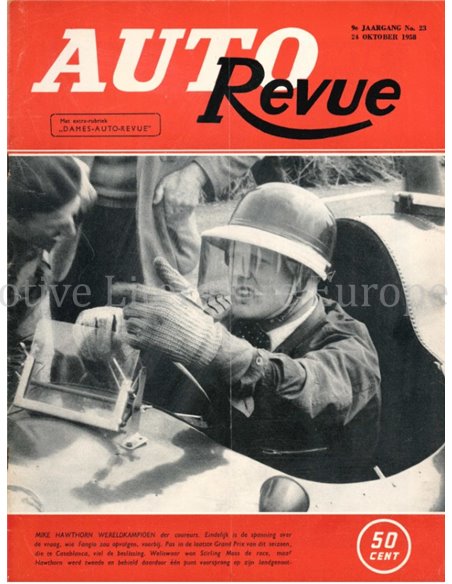 1958 AUTO REVUE MAGAZIN 23 NIEDERLÄNDISCH