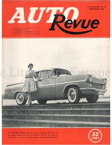 1958 AUTO REVUE MAGAZINE 24 NEDERLANDS
