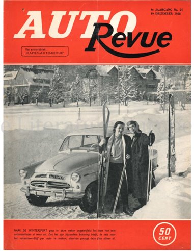 1958 AUTO REVUE MAGAZINE 27 NEDERLANDS