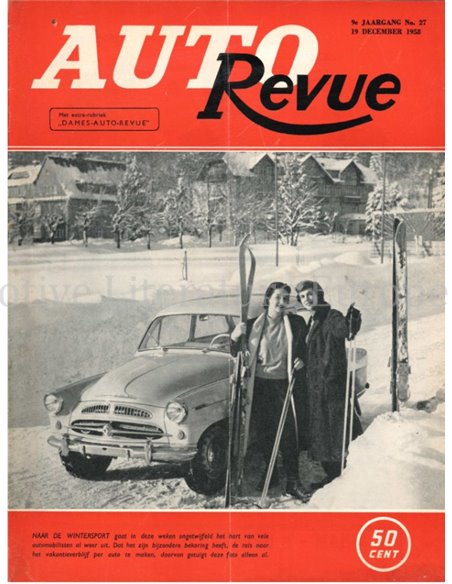 1958 AUTO REVUE MAGAZINE 27 NEDERLANDS