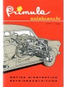 1965 AUTOBIANCHI PRIMULA INSTRUCTIEBOEKJE FRANS DUITS
