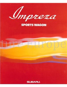 1993 SUBARU IMPREZA SPORTS WAGON BROCHURE JAPANESE