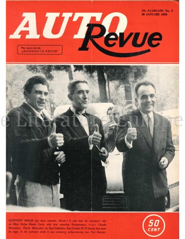 1959 AUTO REVUE MAGAZINE 3 NEDERLANDS