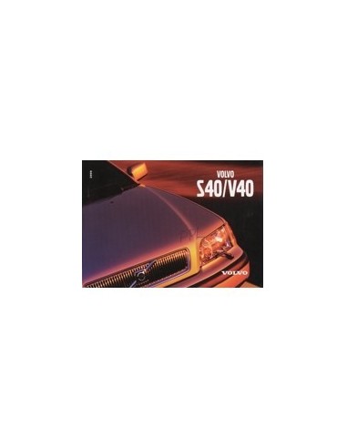 2000 VOLVO S40/V40 INSTRUCTIEBOEKJE ZWEEDS