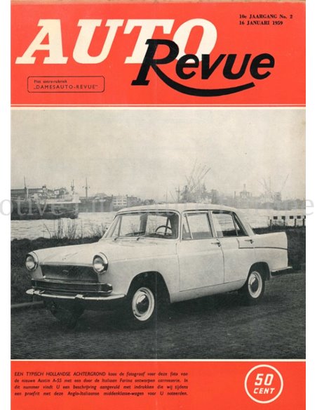 1959 AUTO REVUE MAGAZIN 2 NIEDERLÄNDISCH