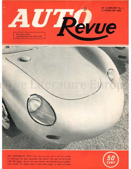 1959 AUTO REVUE MAGAZINE 4 NEDERLANDS