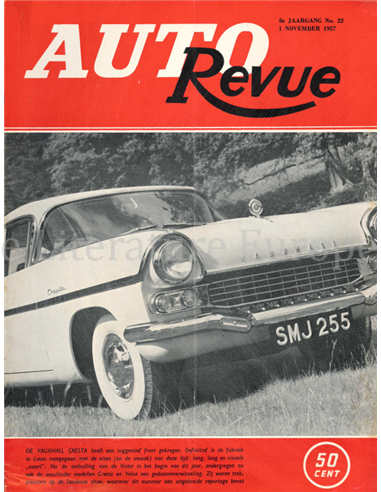 1957 AUTO REVUE MAGAZINE 22 DUTCH