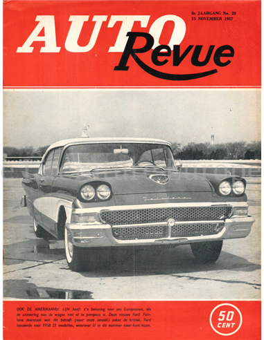 1957 AUTO REVUE MAGAZINE 23 NEDERLANDS