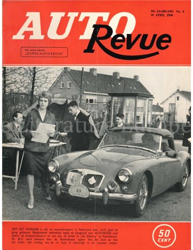 1959 AUTO REVUE MAGAZIN 8 NIEDERLÄNDISCH