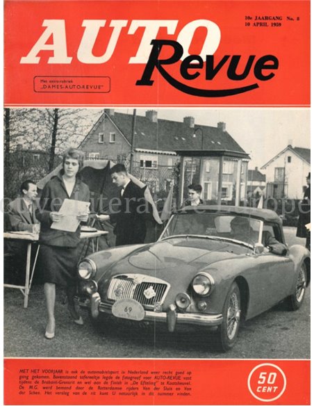 1959 AUTO REVUE MAGAZINE 8 DUTCH