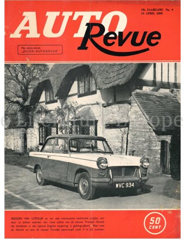 1959 AUTO REVUE MAGAZINE 9 NEDERLANDS