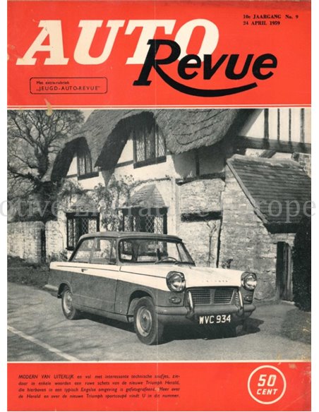 1959 AUTO REVUE MAGAZIN 9 NIEDERLÄNDISCH