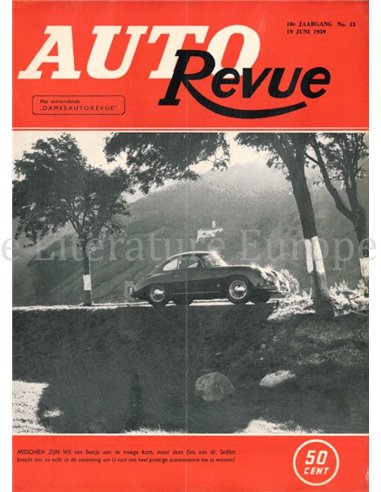 1959 AUTO REVUE MAGAZIN 13 NIEDERLÄNDISCH