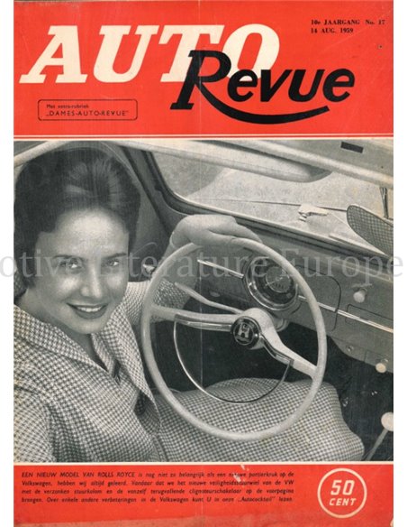 1959 AUTO REVUE MAGAZINE 17 NEDERLANDS