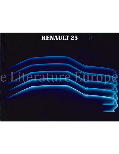1985 RENAULT 25 OWNERS MANUAL SPANISH