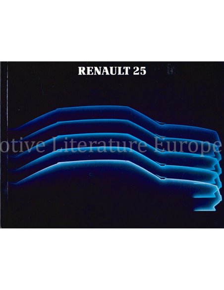 1985 RENAULT 25 BETRIEBSANLEITUNG SPANISCH