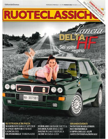 2012 RUOTECLASSICHE MAGAZINE 279 ITALIAN