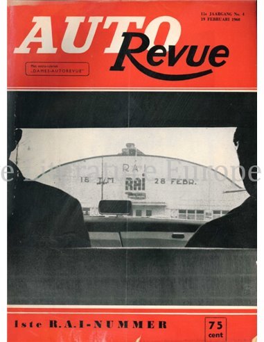 1960 AUTO REVUE MAGAZIN 4 NIEDERLÄNDISCH