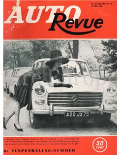 1960 AUTO REVUE MAGAZINE 4 NEDERLANDS