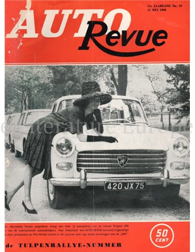 1960 AUTO REVUE MAGAZINE 4 NEDERLANDS