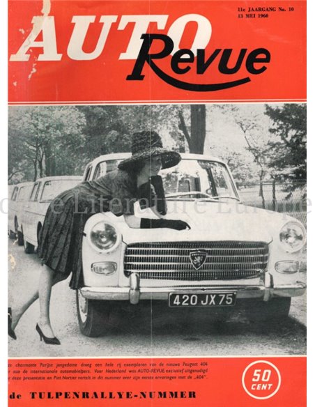 1960 AUTO REVUE MAGAZINE 10 DUTCH